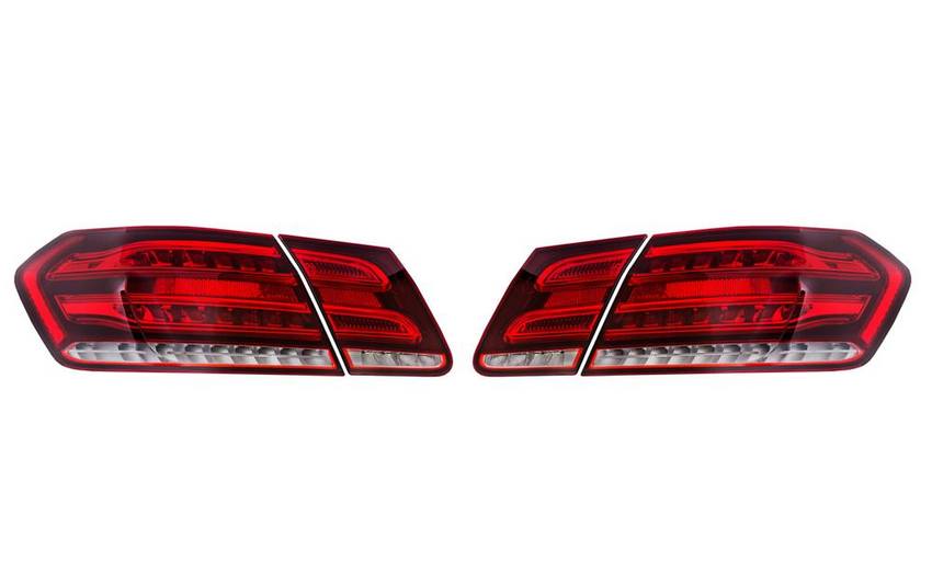 Mercedes Tail Light Kit - Driver and Passenger Side Inner and Outer (LED) 2129061603 - ULO 2853557KIT